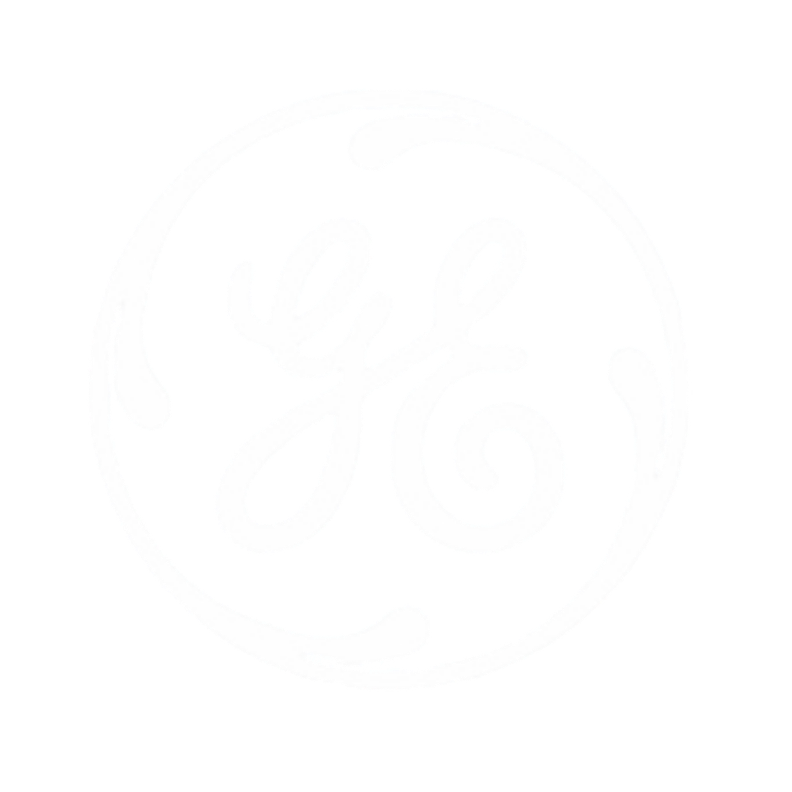 general electric white logo