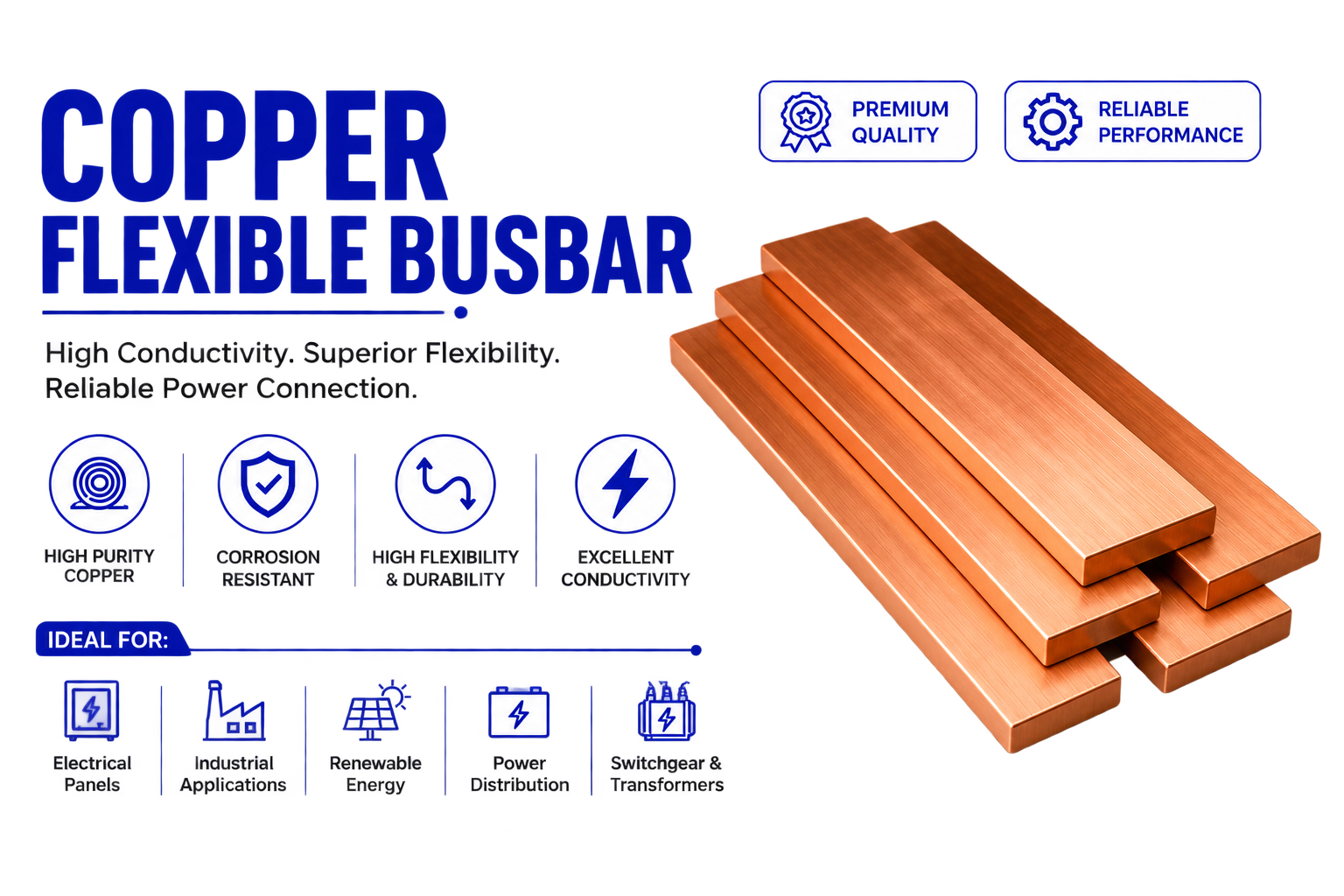 copper flexible busbar
