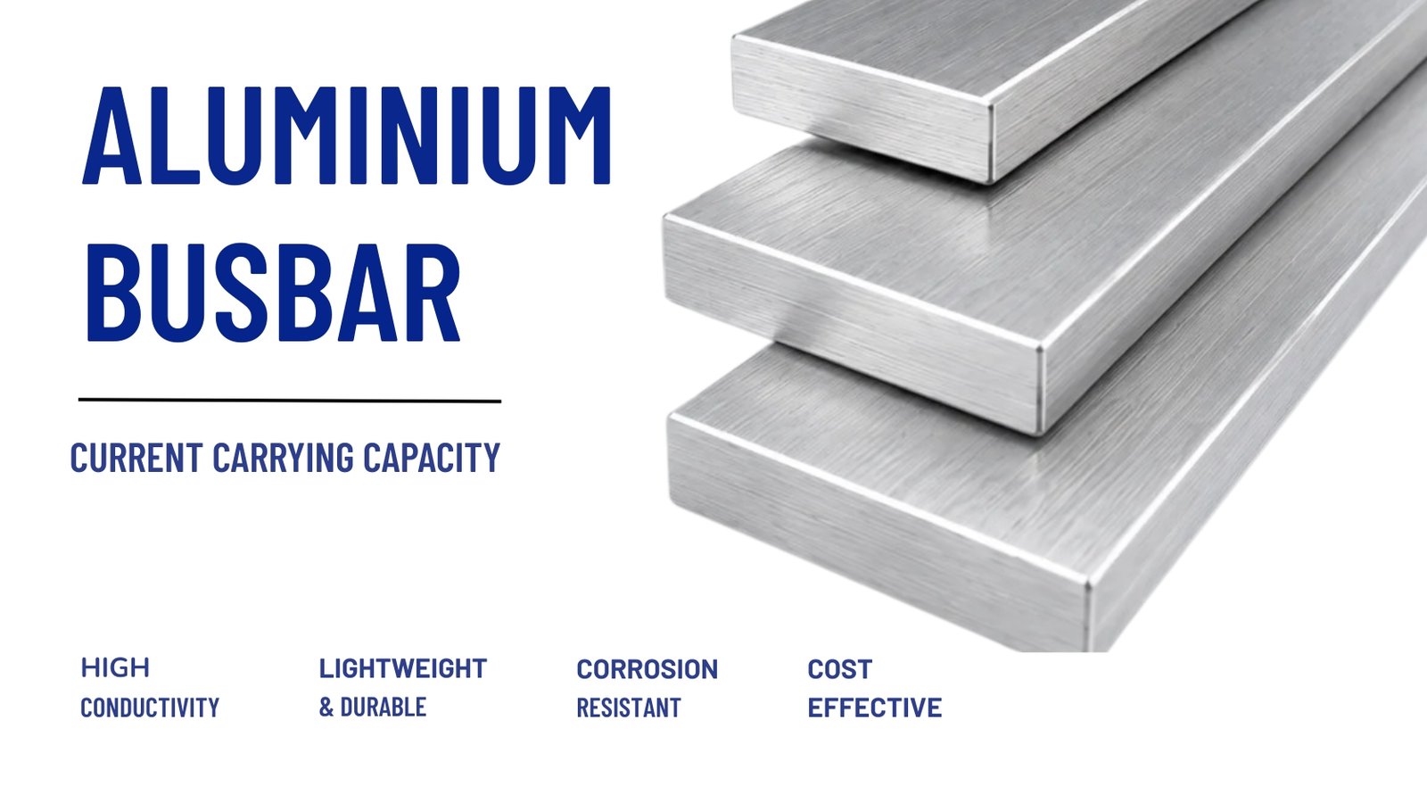 aluminium busbars for switchgear