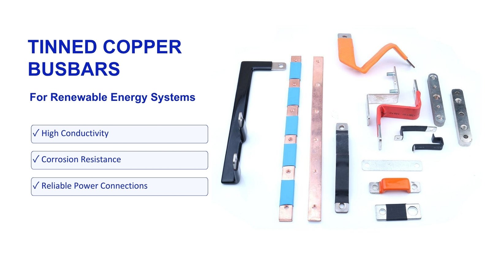 tinned copper busbars